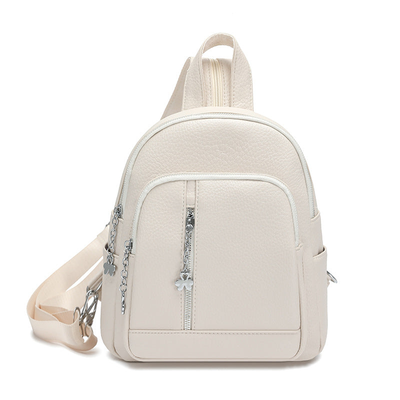 Elegant Graceful Soft Leather Fashion Commuter Women's Chest Bag, Fanny Pack