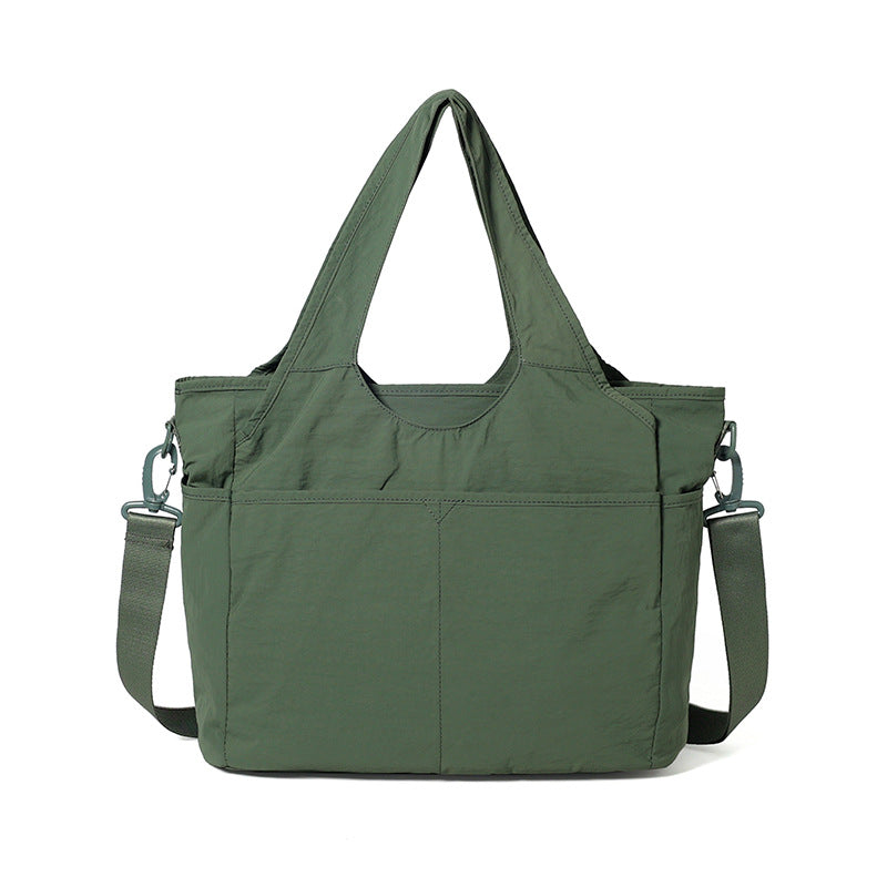 Women's Underarm Large Capacity Totes Nylon Cloth Pleated Bags