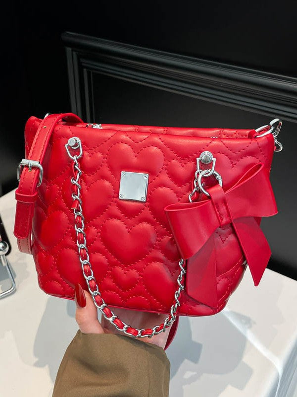 Love Commuter Korean Style Fashion Chain Women's Messenger Bag