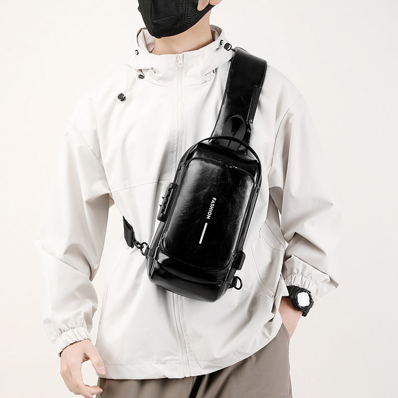 Glamorous Classy Men's Simple Trendy Lightweight Men's Chest Bag