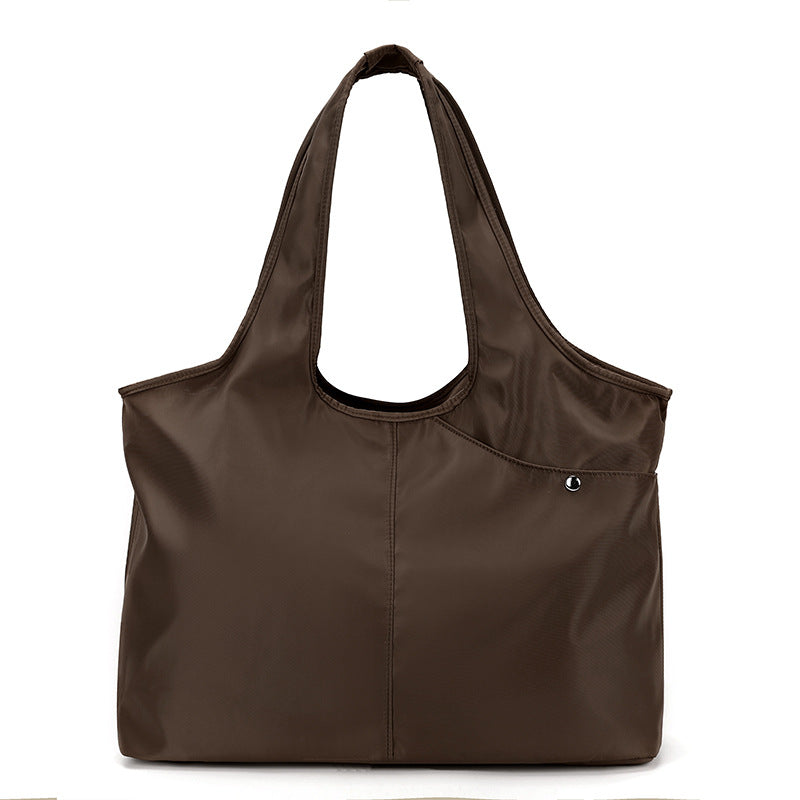 Women's Style Simple Large Capacity Lightweight Nylon Cloth Women's Shoulder Bag