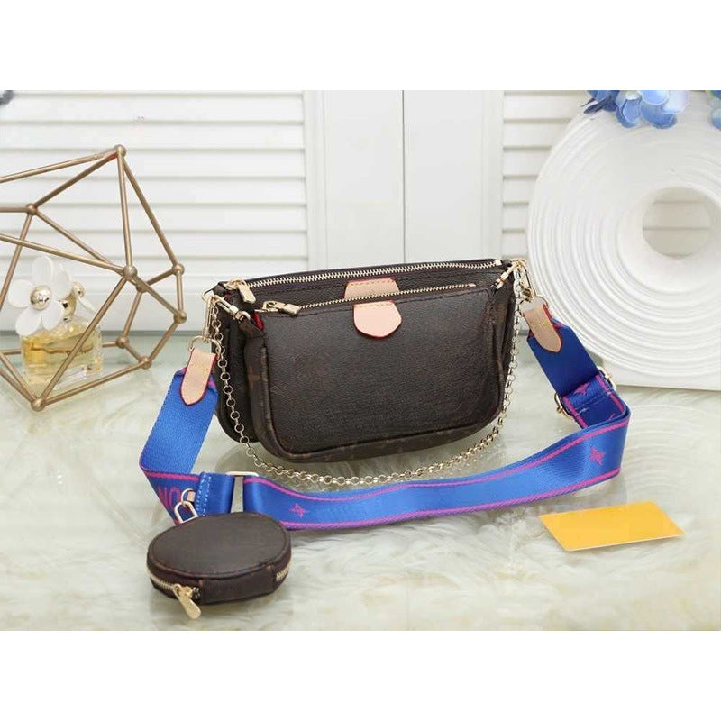 Women's Fashion Classic Three-piece Set Mahjong Chain Women's Shoulder Bag