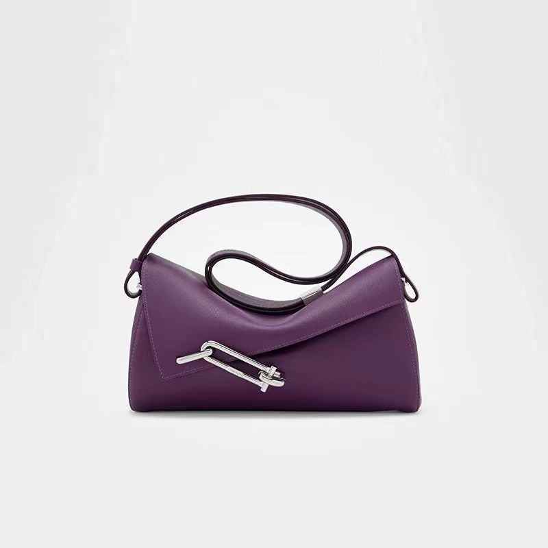 Box Genuine Leather Underarm Fashion Soft Women's Messenger Bag