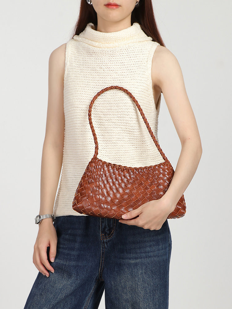 Women's Woven Retro Hand-woven Vegetable Basket Simple Bags