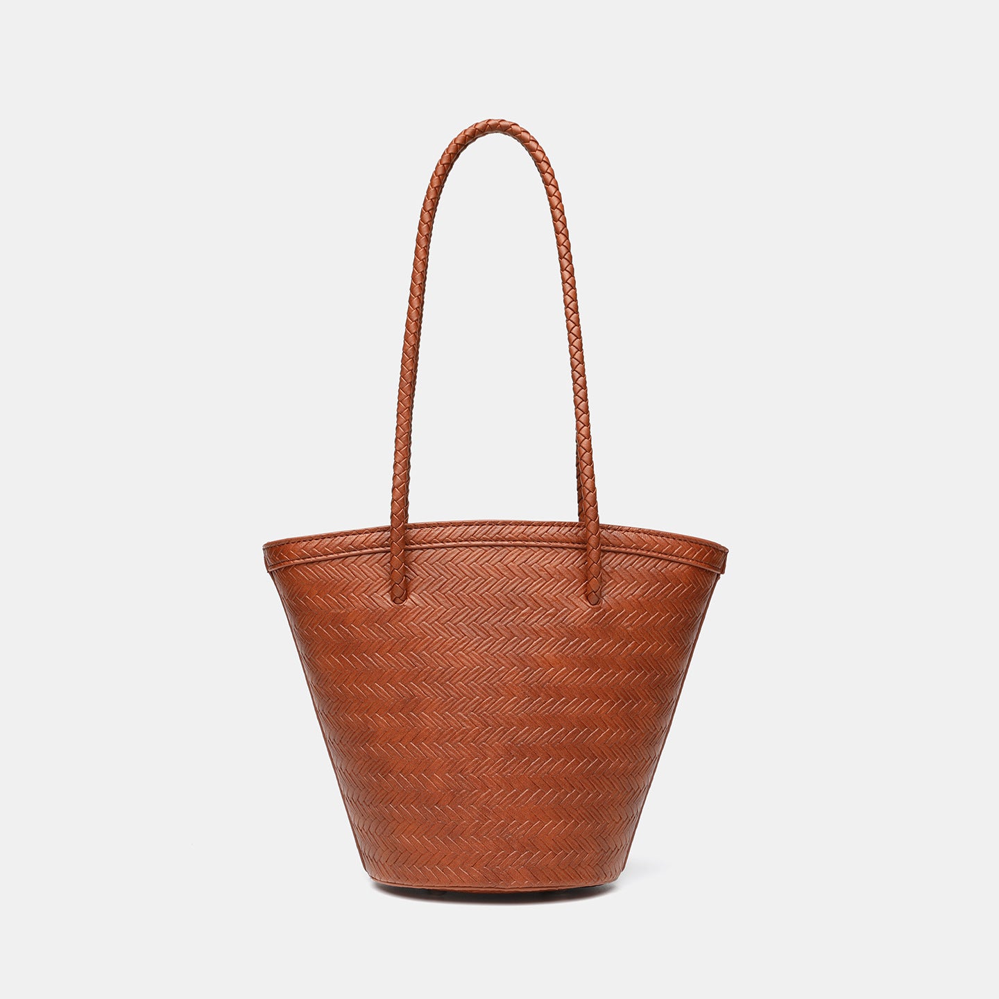 Autumn Niche High-grade Woven Vegetable Basket Simple Commute Portable Women's Shoulder Bag