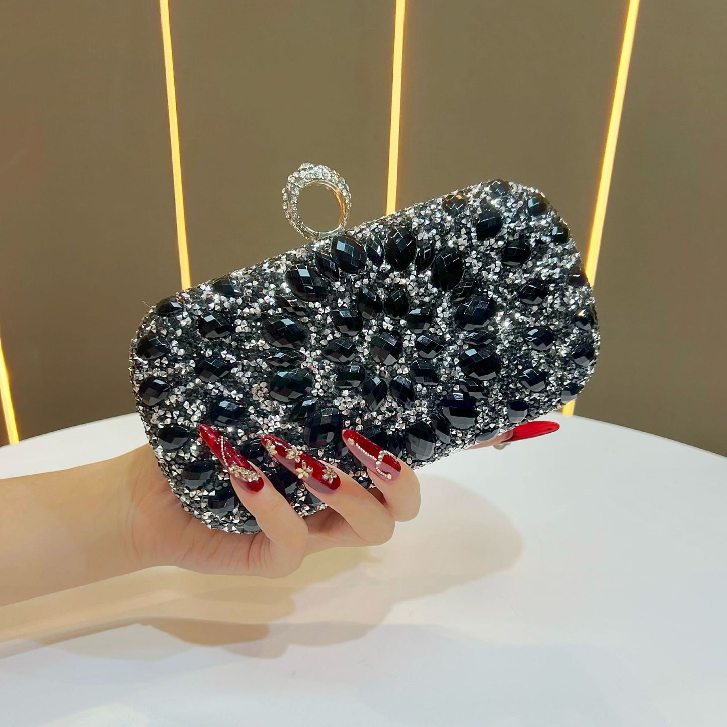 Women's Diamond Fashion Banquet Dress Full Women's Clutch