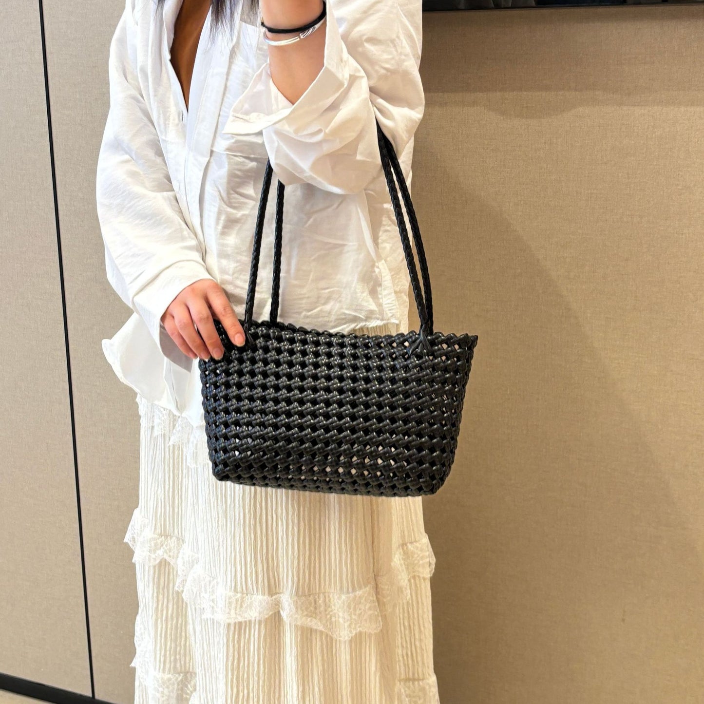 Super Popular Finished Woven Korean Style High-grade Vegetable Women's Handbag