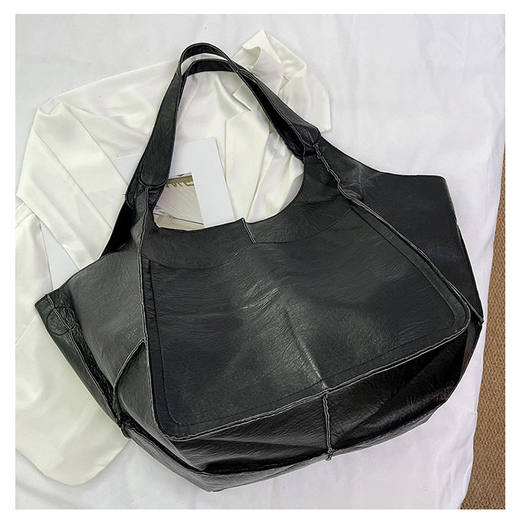Women's Fashion Large Capacity High-grade Retro Commuter Bags