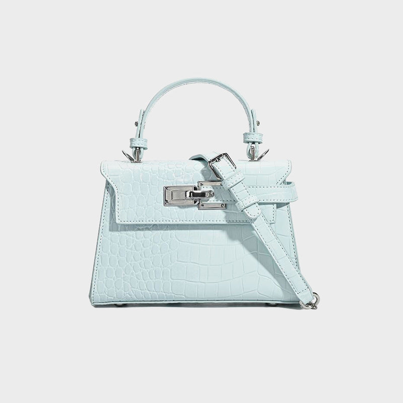 Women's Niche High-grade Crocodile Pattern Kelly Fashion Bags