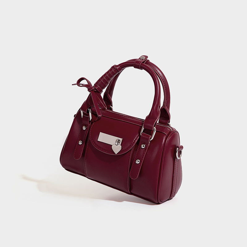 Women's High-grade Boston Fashion Minority Design Portable Bags