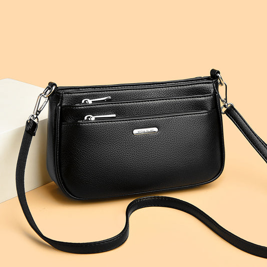 Glamorous Women's Fashion Soft Leather Mother Women's Shoulder Bag