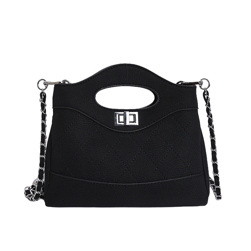 Women's Korean Style Niche Diamond Quilted Fashionable Handbags