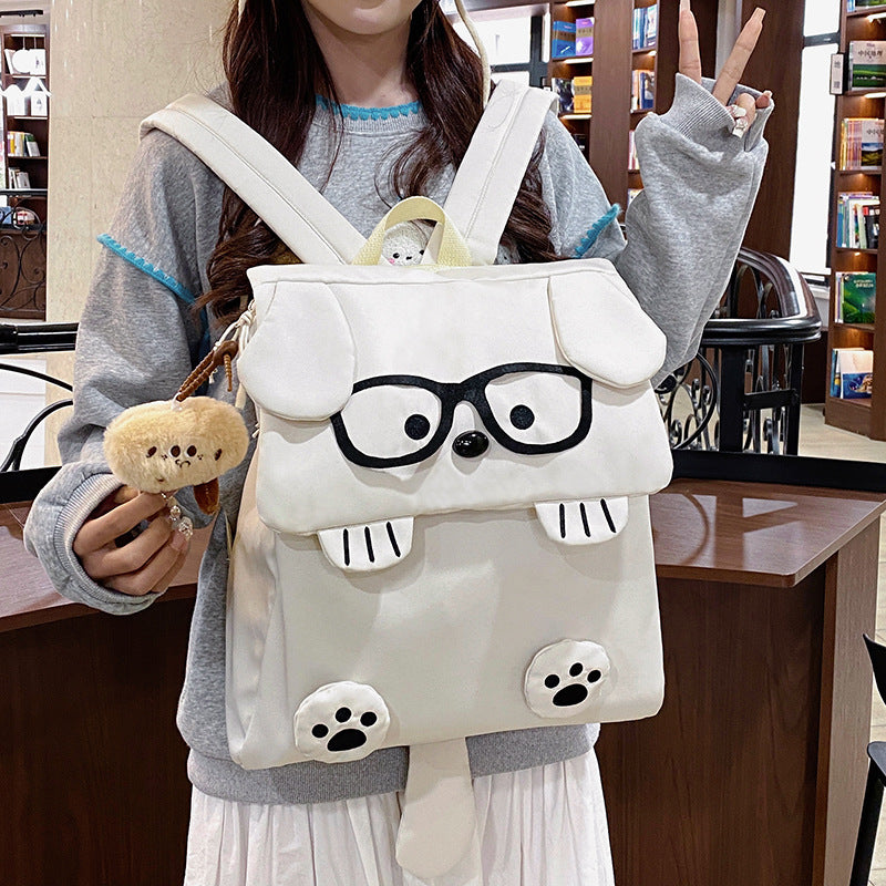 Ugly Cat Niche Cartoon Siamese Kitten Large Capacity Women's Chest Bag, Fanny Pack