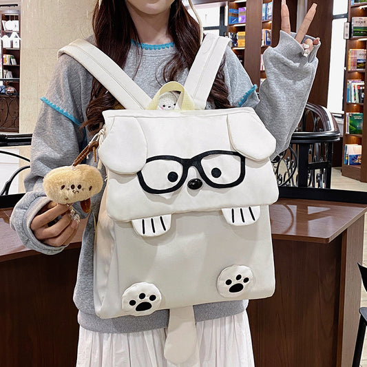 Ugly Cat Niche Cartoon Siamese Kitten Large Capacity Women's Chest Bag, Fanny Pack