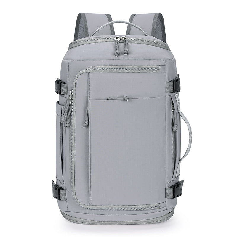 Men's Open Simple Breathable Large Capacity Independent Business Backpack