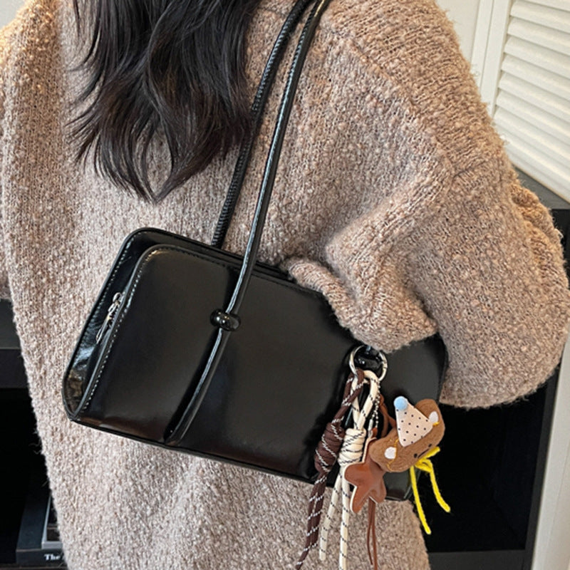 Women's Fashion Underarm Autumn Baguette Trendy Western Women's Messenger Bag