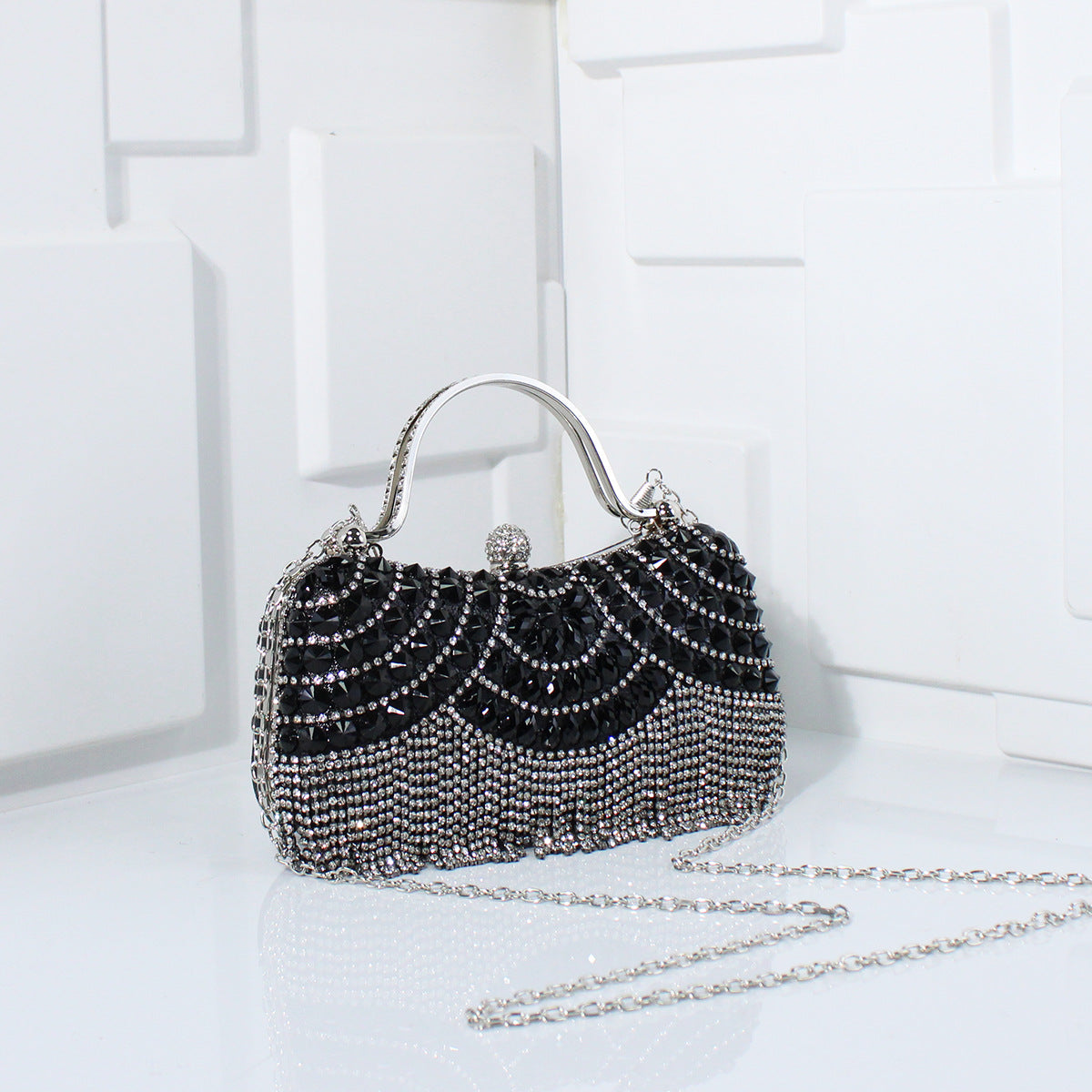 Fashion Diamond Tassel Chain High-grade Versatile Evening Bags