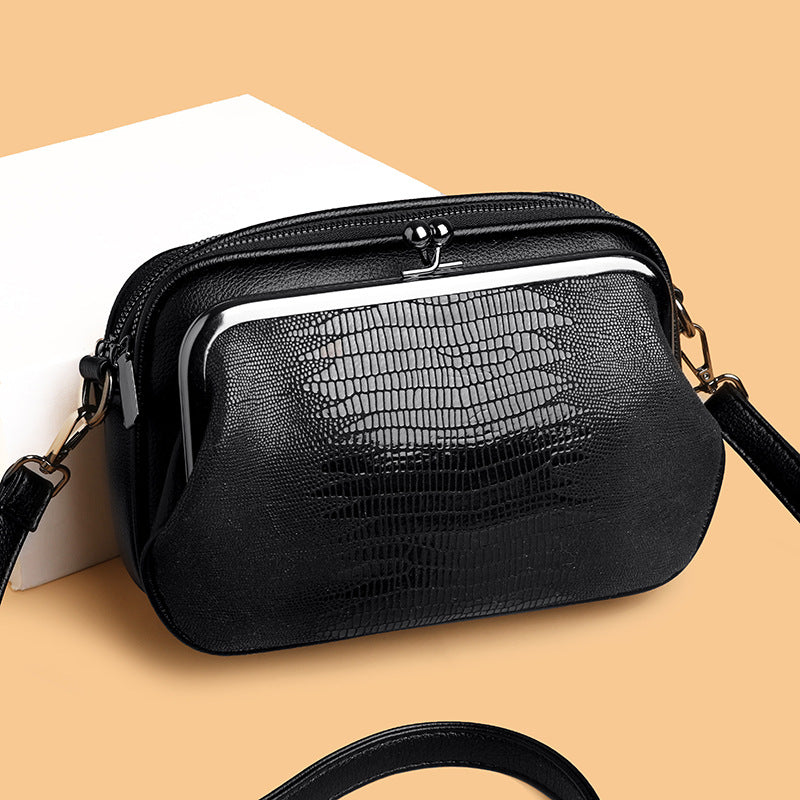 Women's Large Capacity Commuter Fashionable High Texture Women's Messenger Bag