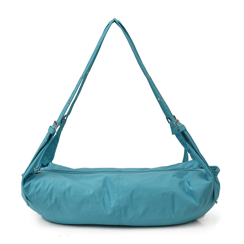 Women's Large Capacity Nylon Cloth Korean Style Lazy Commute Leisure Women's Messenger Bag