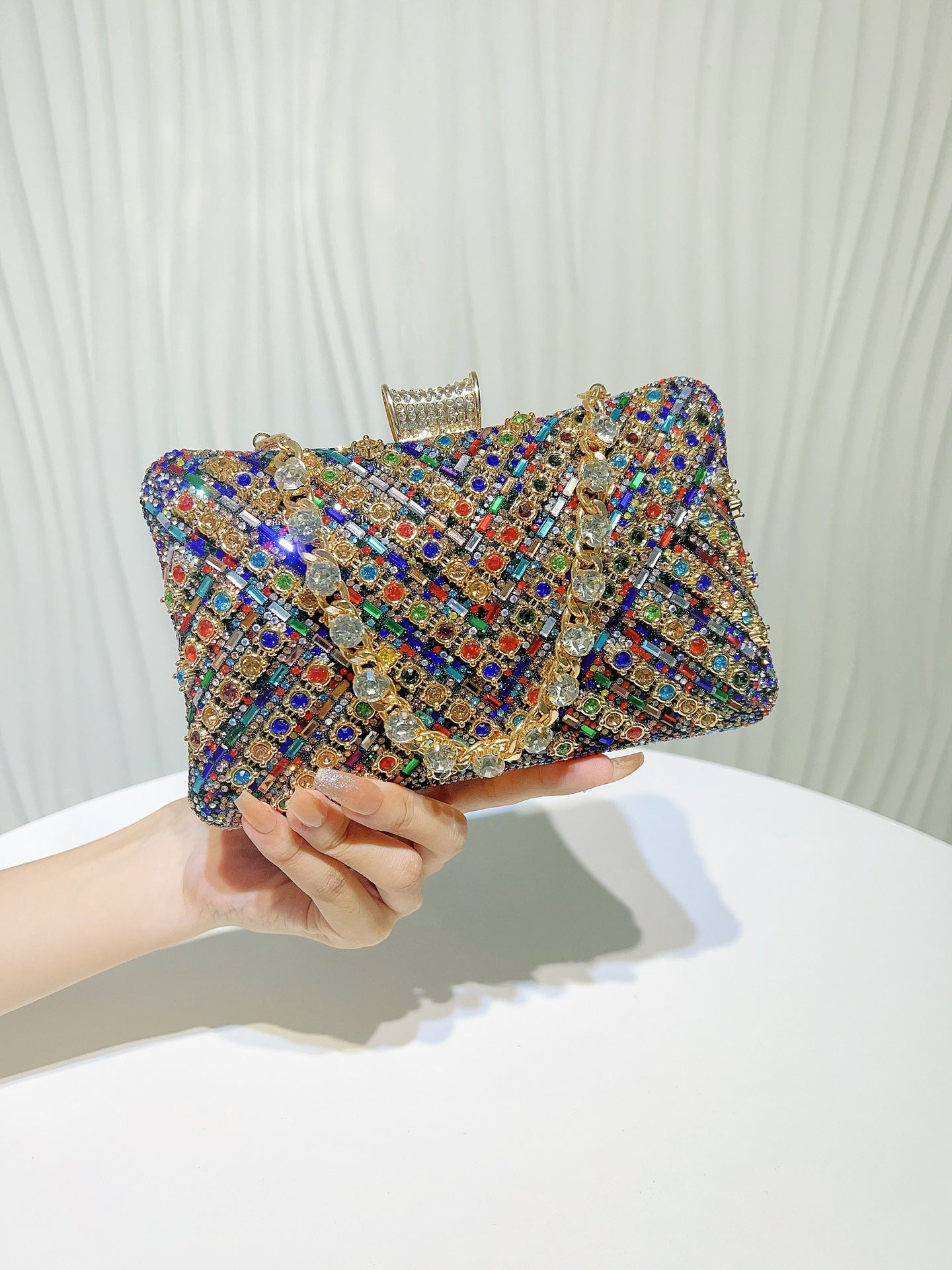 Rhinestone Party Fashion Exquisite Light Luxury Dinner Bag