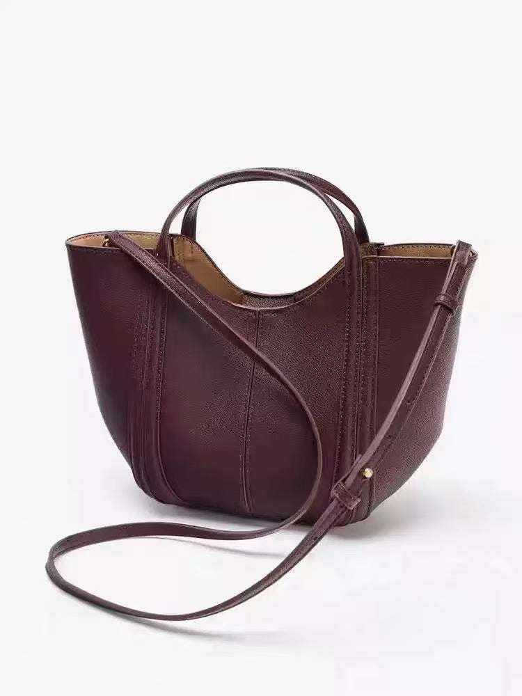 Women's Niche Simple Design Vegetable Basket Advanced Light Luxury Women's Handbag