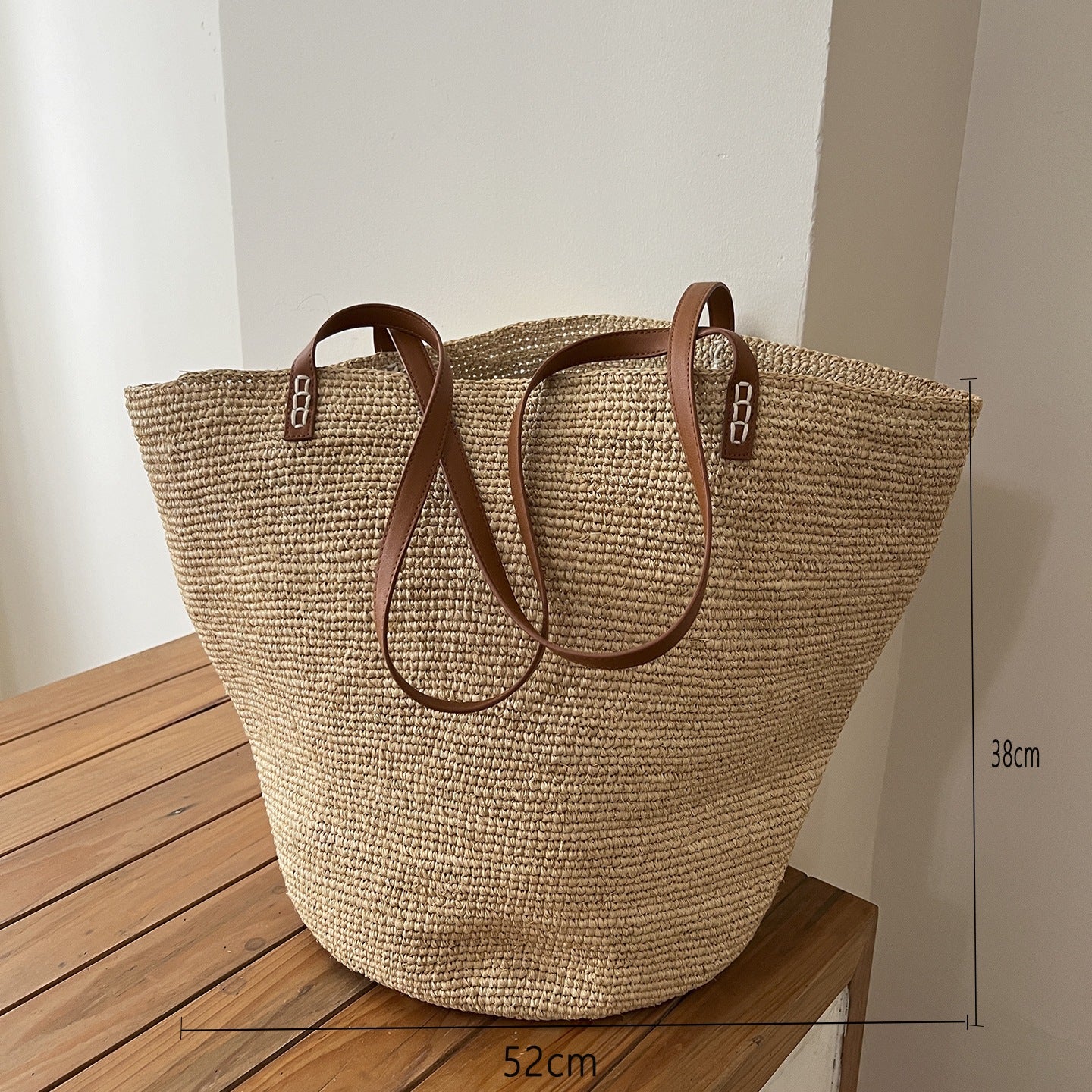 Women's Raffia Woven Summer Seaside Vacation Style Women's Shoulder Bag