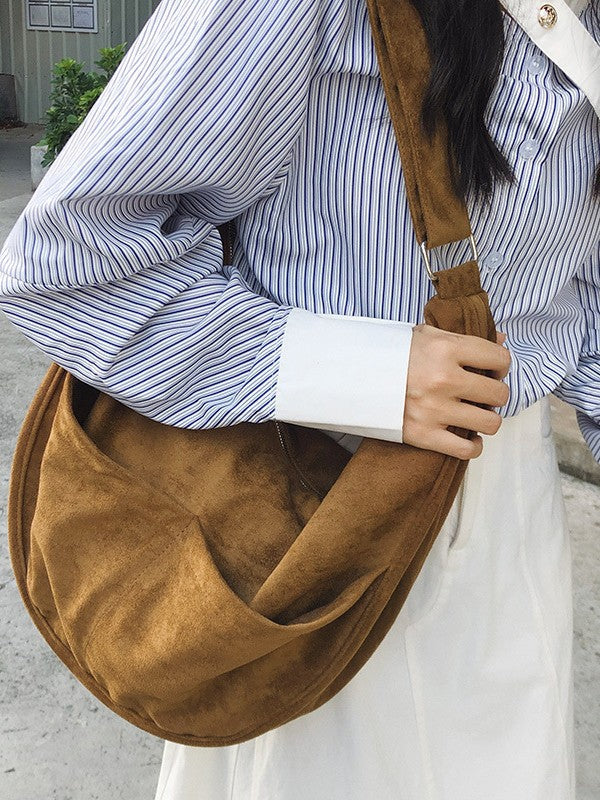 Cool Versatile High Quality Suede High-grade Women's Shoulder Bag