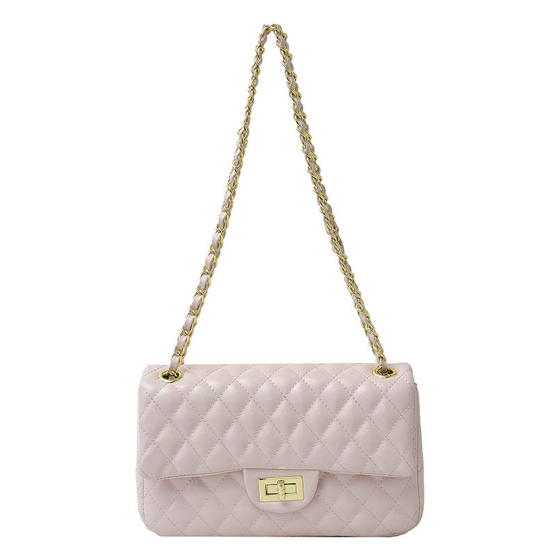 Women's Classic Style Rhombus Chain Summer Flap Women's Shoulder Bag