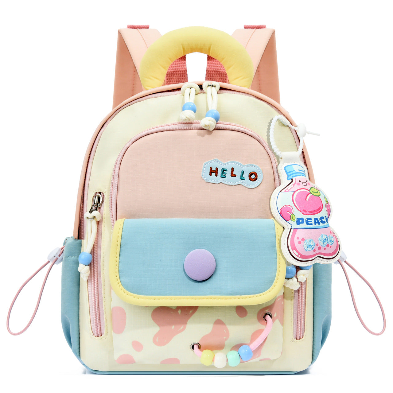 Women's Cute Dopamine Lightweight Contrast Color Good-looking Leisure Backpack