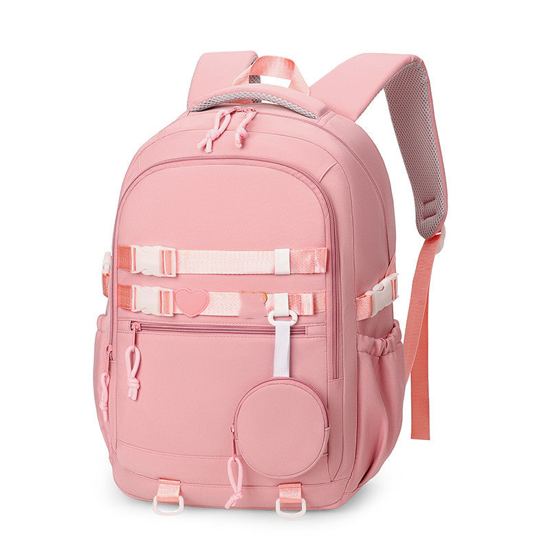 Men's Thermal Transfer Oxford Cloth Trendy Large Capacity Leisure Backpack