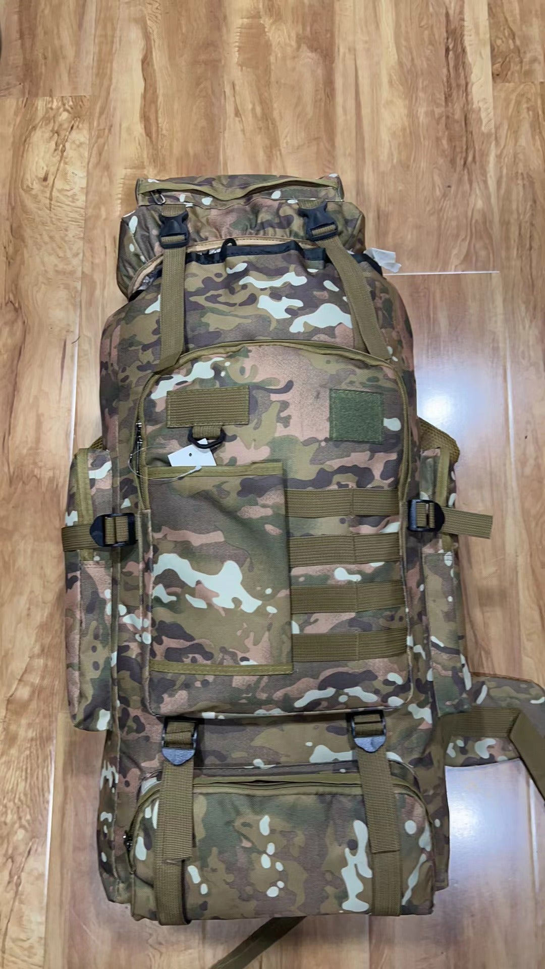 Men's Large Capacity Camouflage Tactics Oxford Cloth Hiking Outdoor Camouflage, Military Fan Bag