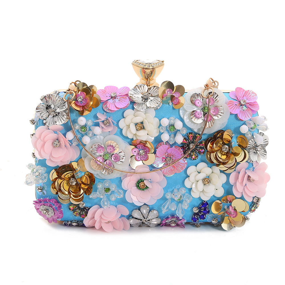 New Flower Stylish Textured Exquisite Diana Handbags