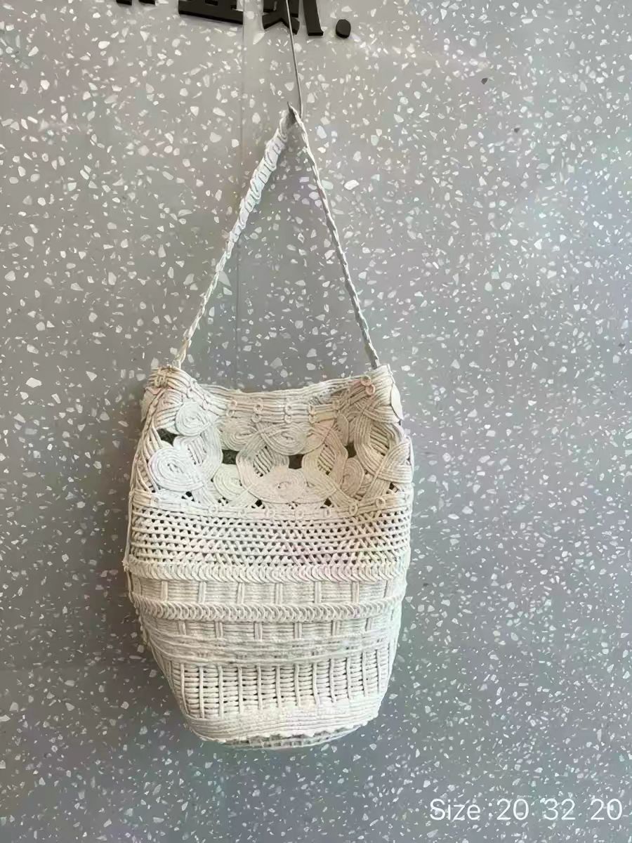 Hollow Seaside Vacation Beach Trendy Fashion Retro Large Bags