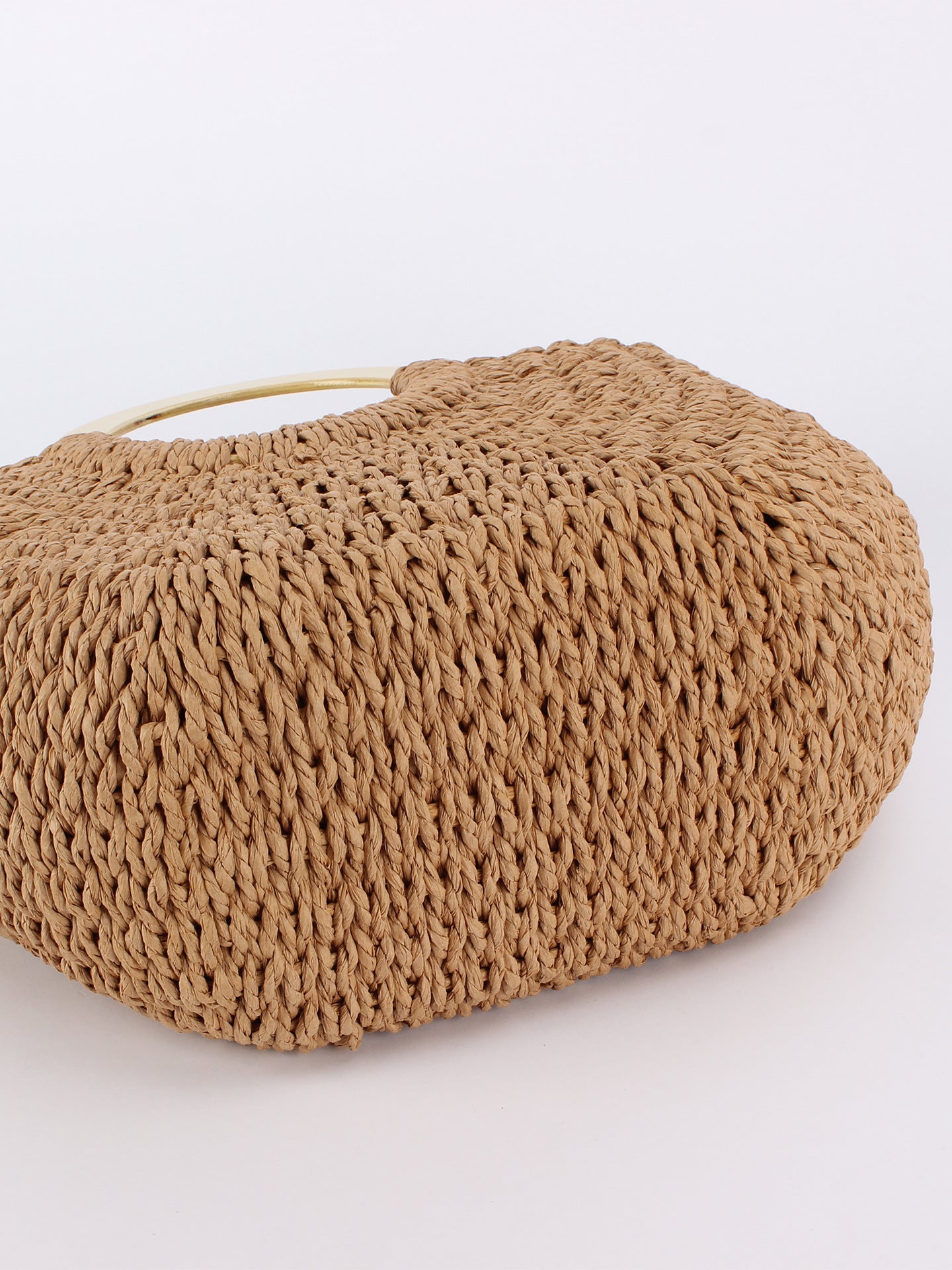 Women's Wooden Carrying Mori Style Hand-woven Woven Women's Handbag
