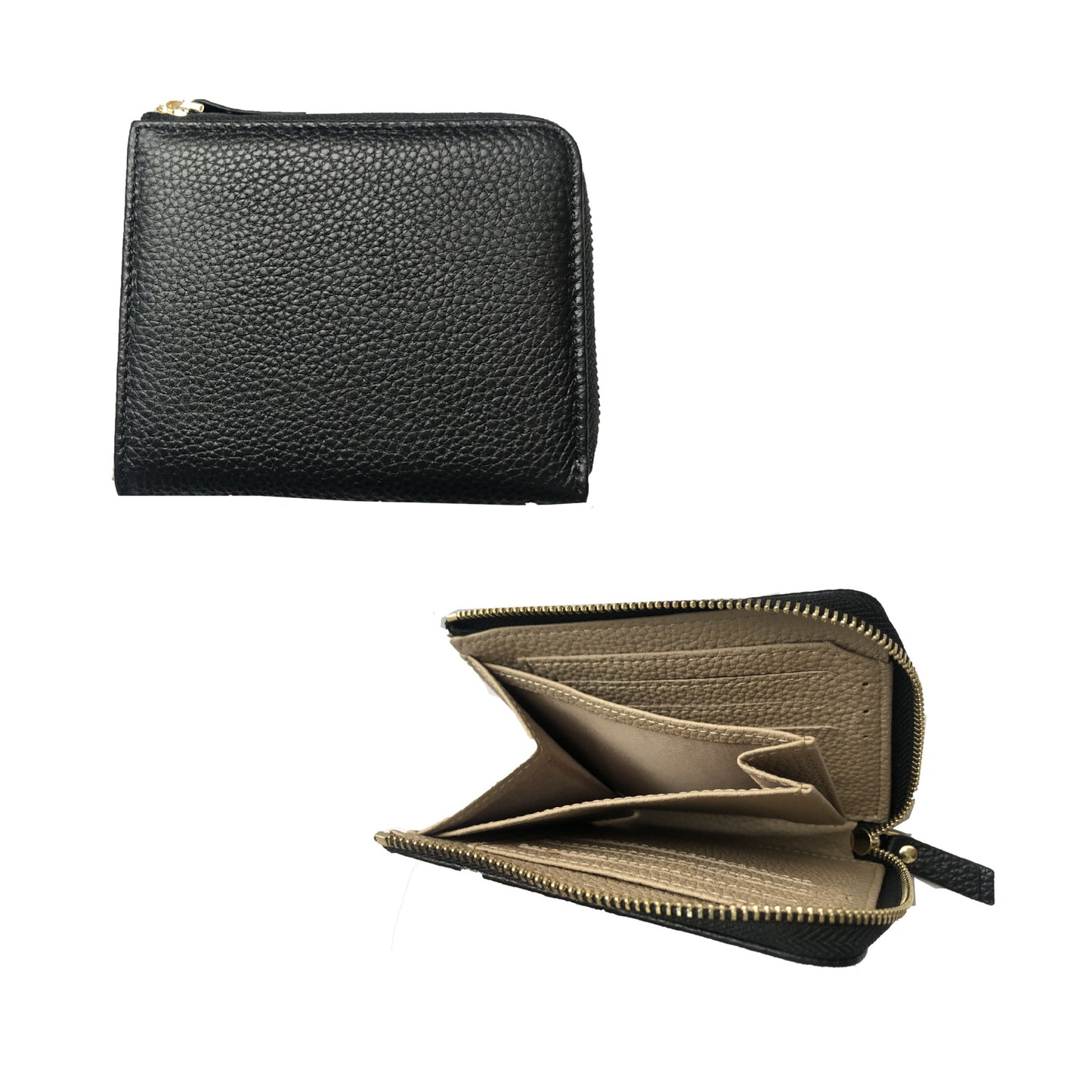Women's Genuine Leather Litchi Pattern Short Fashion Ladies Wallet