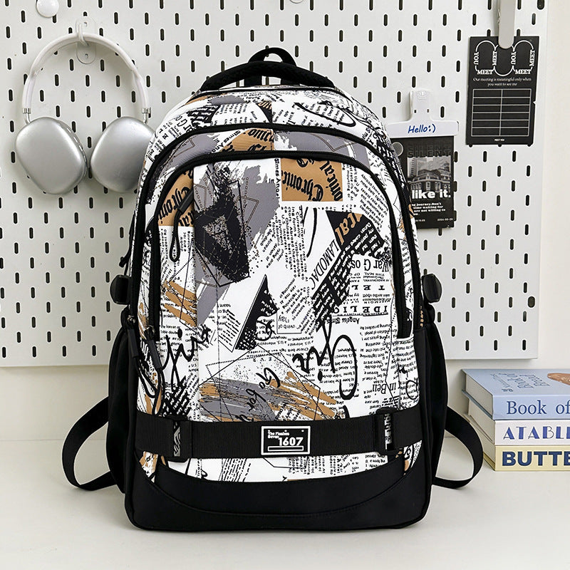 Men's Large Capacity Leisure Computer Lightweight Junior Backpacks