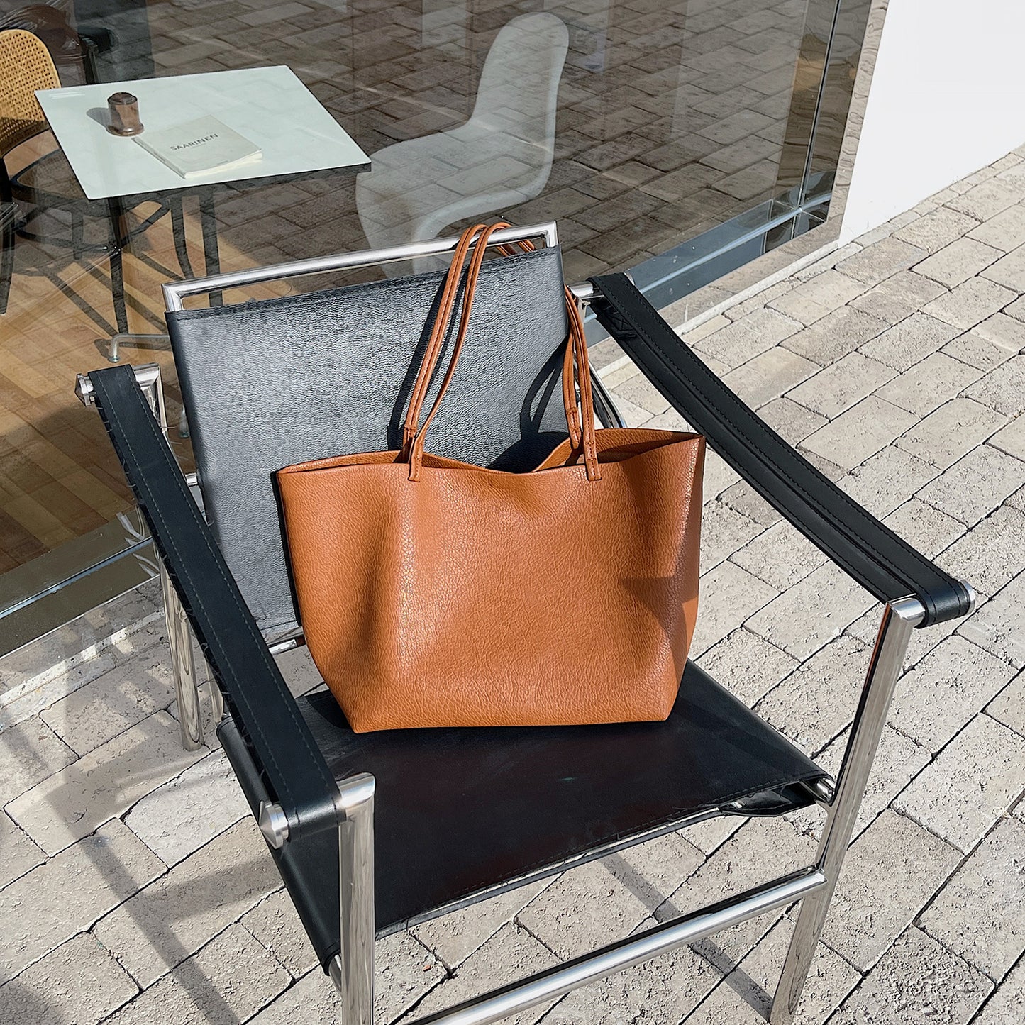 Women's Big Commuter High-grade Large Capacity Soft Women's Shoulder Bag