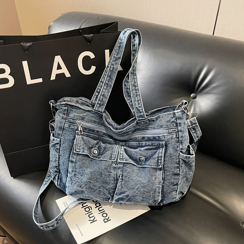 Fashion Trendy Large Capacity Totes College Women's Messenger Bag