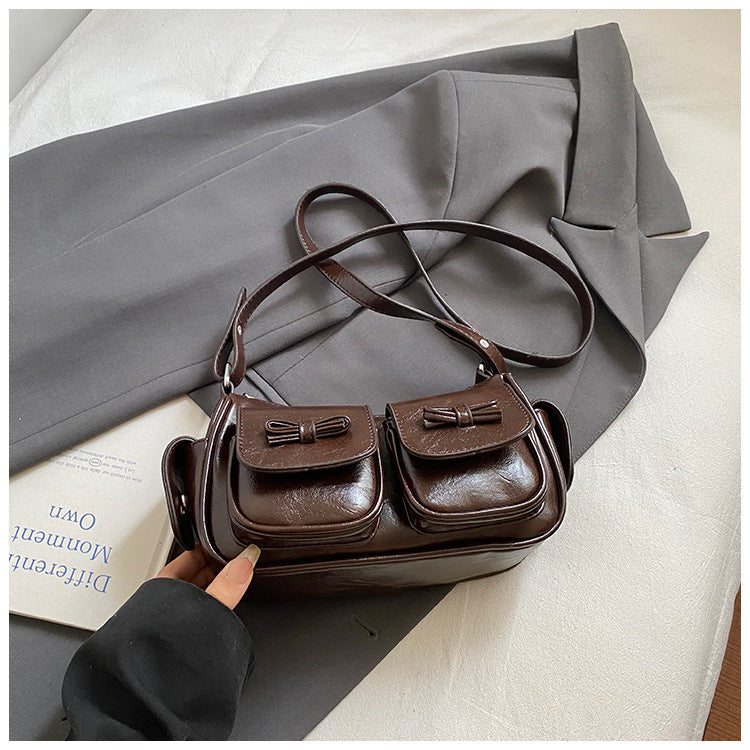 Women's Retro Fashion Minimalism Denim Underarm For Women's Shoulder Bag