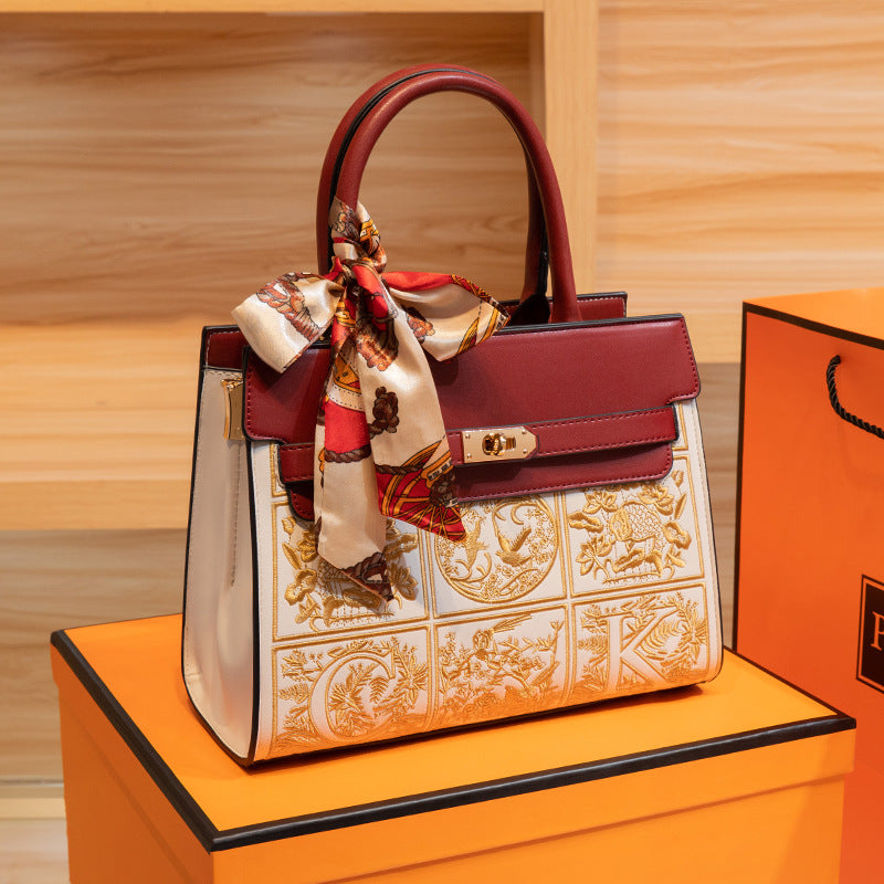 Women's Niche Embroidery Chinese Style Traditional Elegant Mother Bags