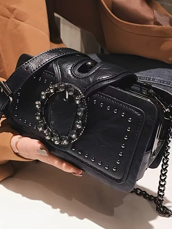 Classic Style Mini Chain Trendy Unique Women's Messenger Bag