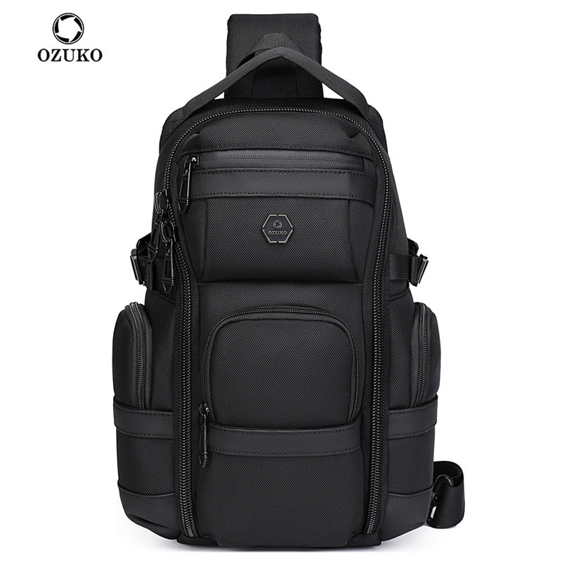 Men's Oxford Cloth Waterproof Large Capacity High Men's Chest Bag