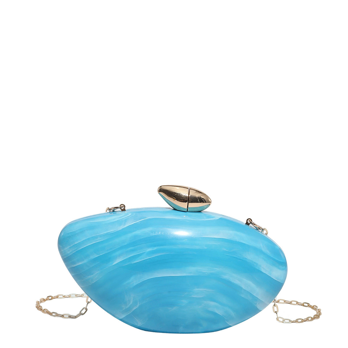 Women's Dinner Shell Acrylic Box Mango Clutch Bags