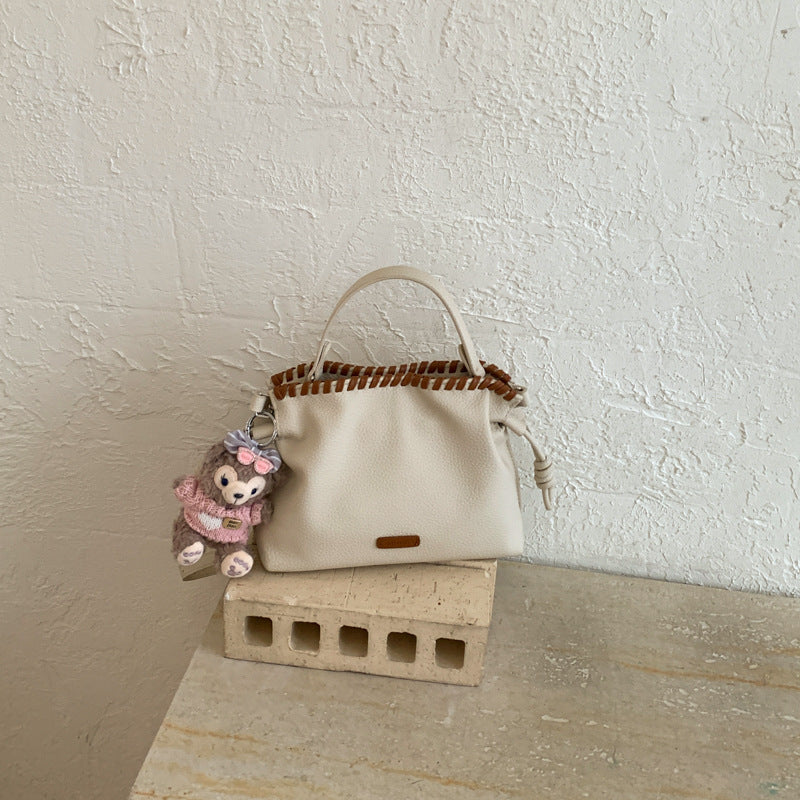 Korean Style Versatile Lucky Stitching Fresh Bags