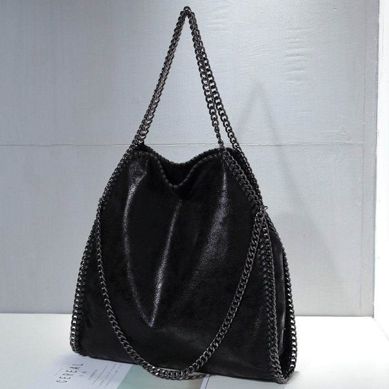 Women's Winter Chain Foldable Large Capacity Commuter Women's Shoulder Bag