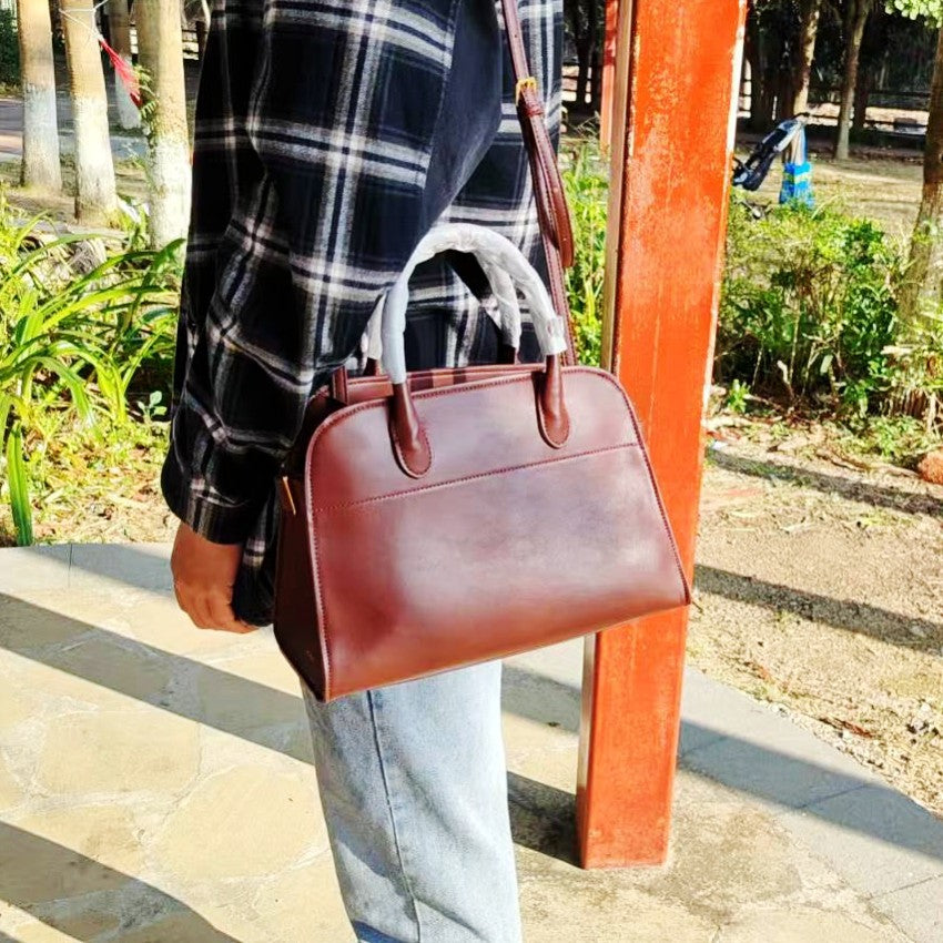 High Quality Simple Commute Genuine Leather Bags
