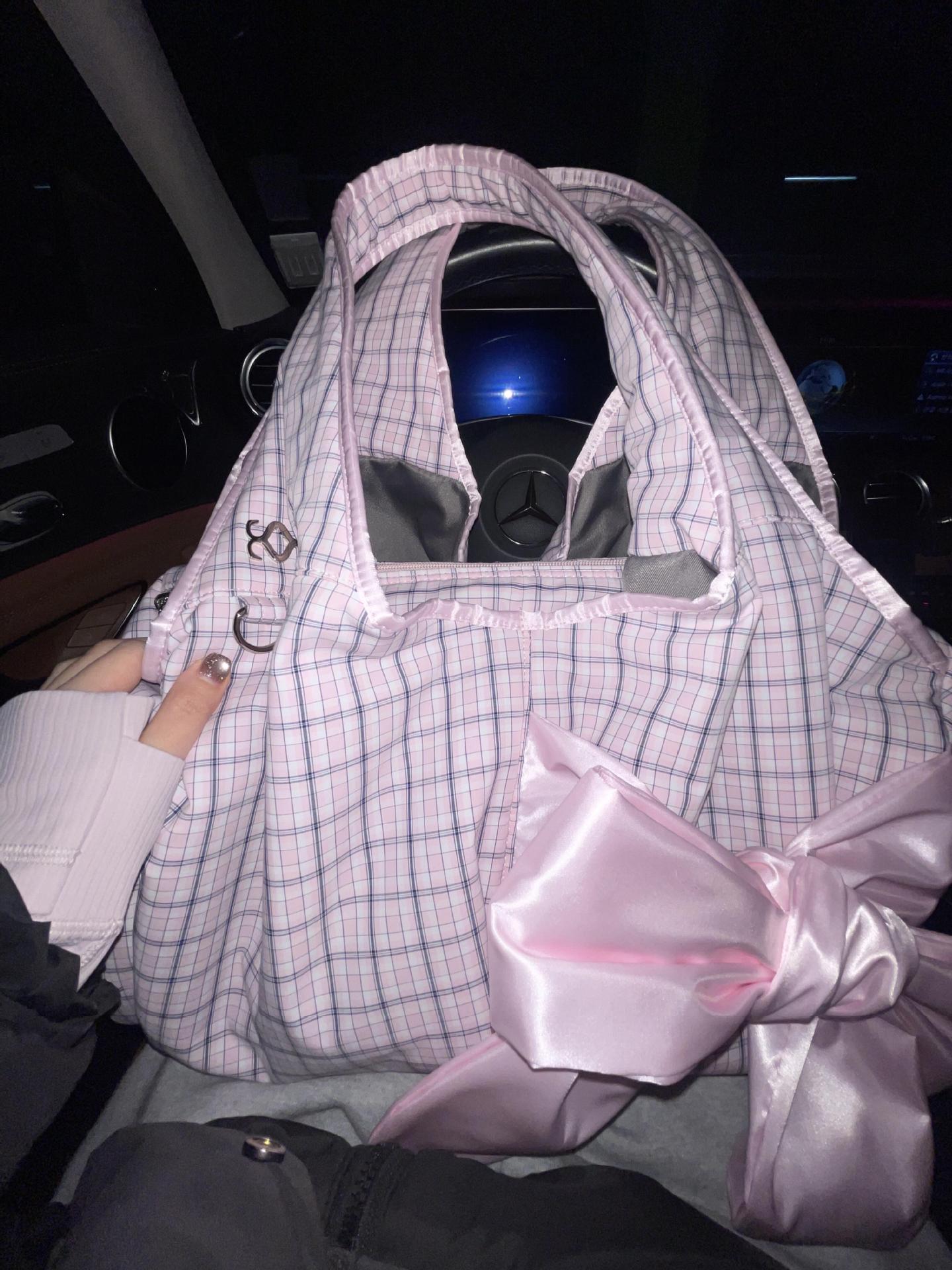 Niche Bow Portable Large Capacity Fashion Tote Bag