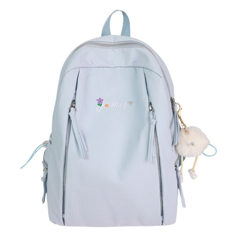 Korean Style Good-looking Fresh Sweet Primary Secondary Lightweight Large Leisure Backpack