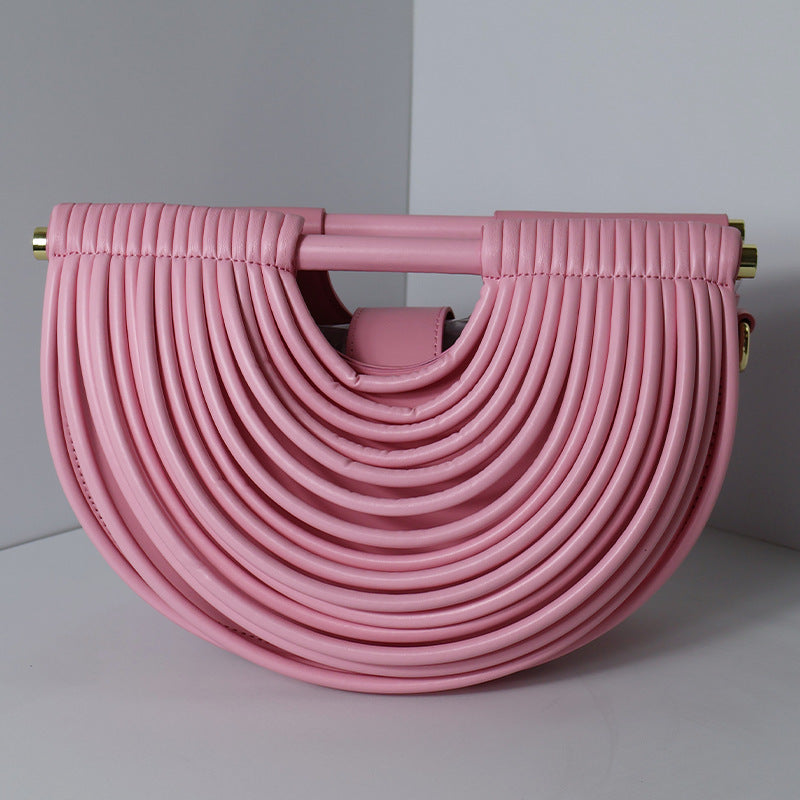 Women's Bamboo Handmade Woven Personality Trendy Lightweight Women's Handbag