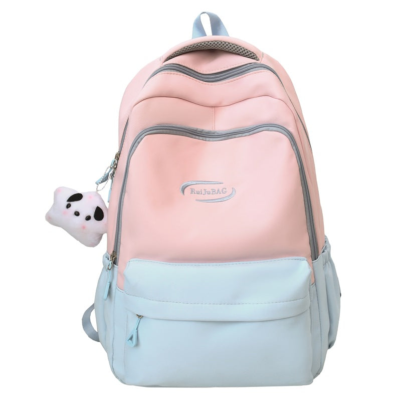 Women's & Men's Korean Preppy Style Large Capacity Portable Burden Backpacks